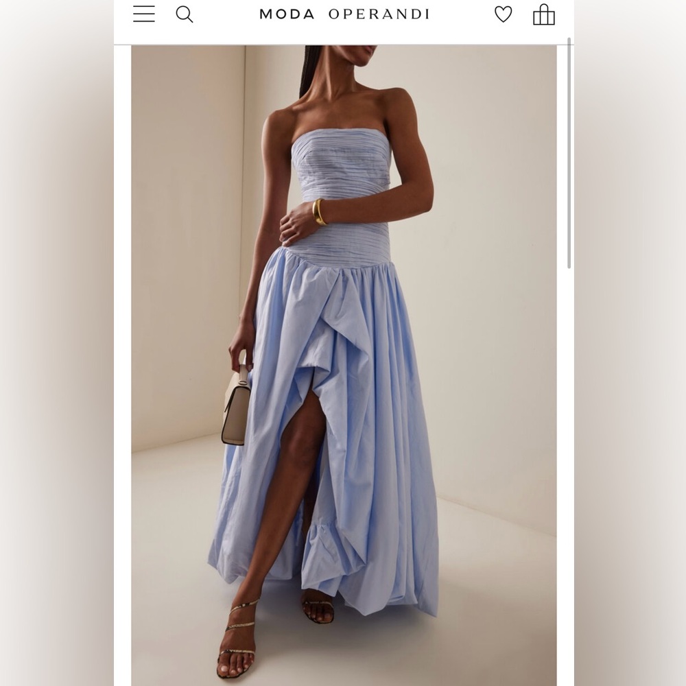 AJE Violette Bubble Hem Maxi Dress - Picture 2 of 4